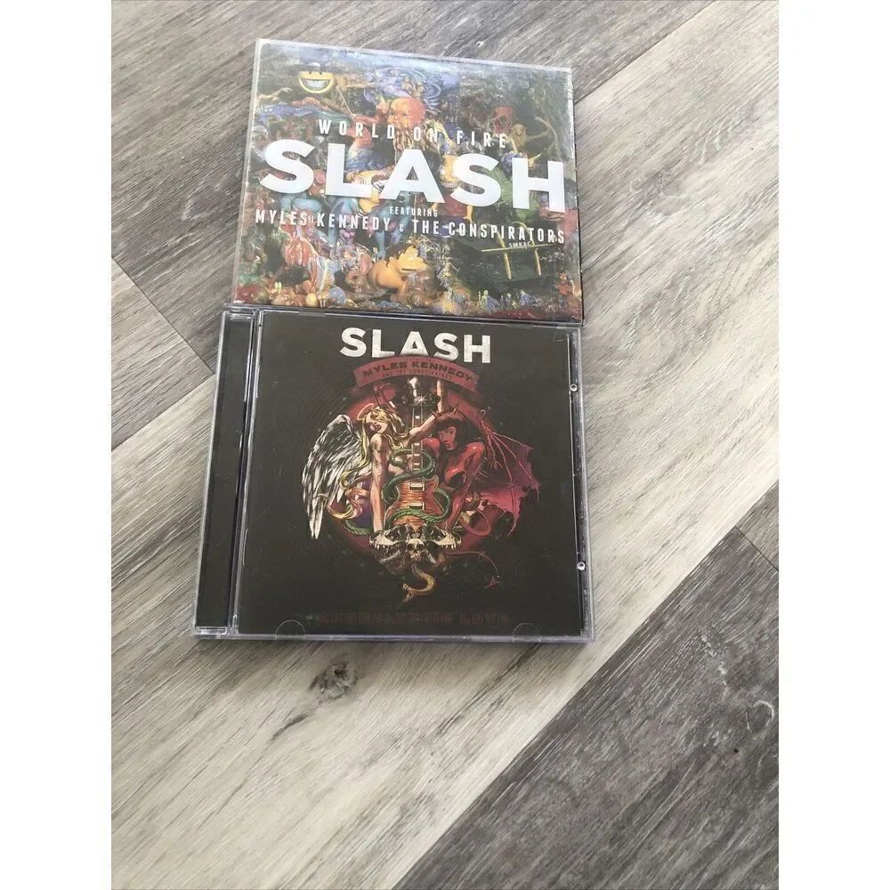 Slash World on Fire by Myles & the Conspirators Kennedy& Slash Apocalyptic Love